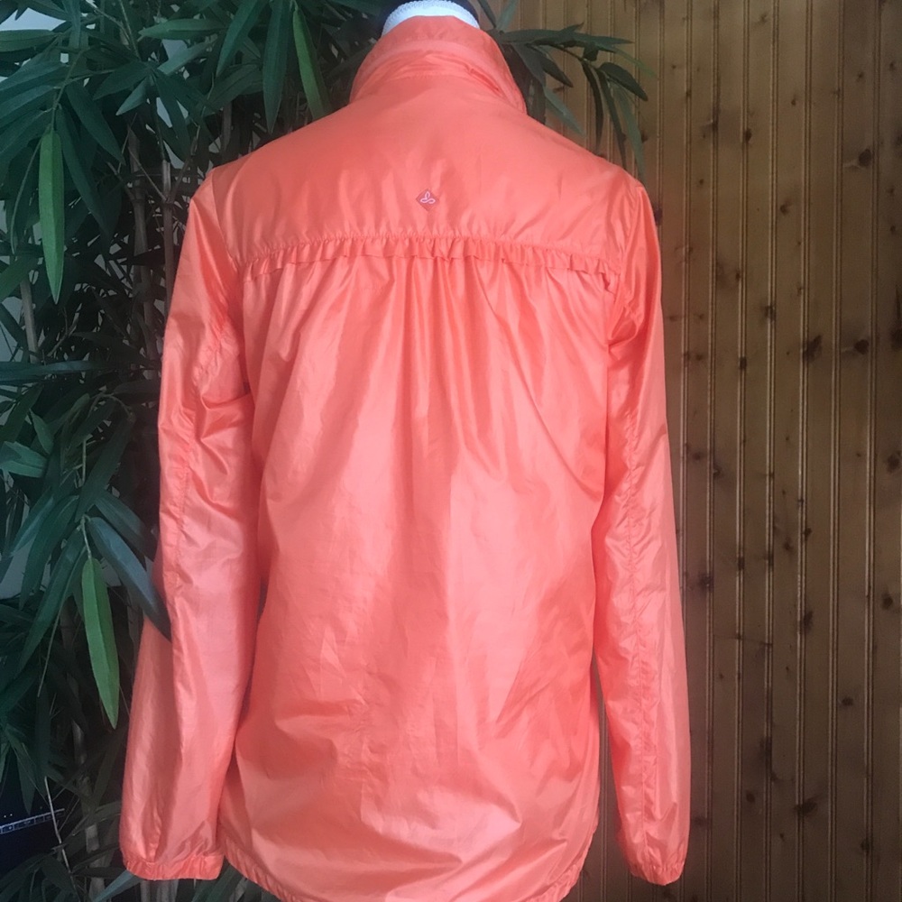 Prana Orange Full Zip Jacket Medium - image 4